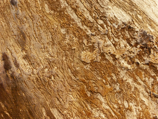 Typical detail of an ancient Italian house wall, made of hand-carved river stones.