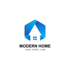 modern home logo