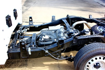 pick up chassis platform of one ton pick up before add accessory.