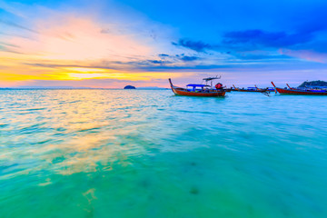 Beautiful Tropical beach at sunrise beach , Koh Lipe island , Satun,Thailand