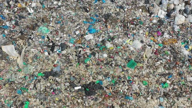 Plastic pollution crisis. Trash sent to Malaysia for recycling is instead dumped in a giant garbage mountain