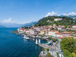 Fototapeta na wymiar Village of Bellagio. Como lake, Italy. Tourist destination in Europe