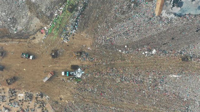 Plastic pollution crisis. Trash sent to Malaysia for recycling is instead dumped in a giant garbage mountain