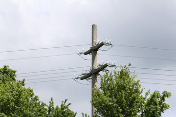 Electricity transmission power lines, High voltage tower