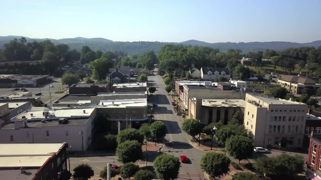 4K Aerial Lenoir North Carolina