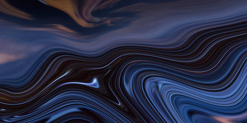 Illustration of liquid acrylic resin. Divorces and smooth lines of paint, colors. Pearl modulations. Abstraction of acrylic, epoxy