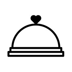 WEDDING ICON ILLUSTRATION VECTOR