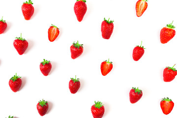 Strawberry isolated on white background. Clipping Path
