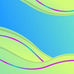 Social Media Gradient Background For Web Banner, Post, Feed, Vector Template