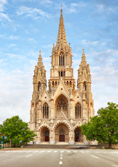 Notre Dame du Sablon's Cathedral in Brussels, Belgium