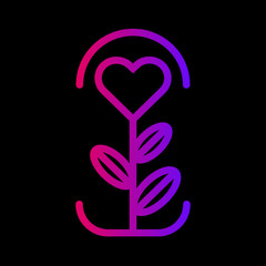 Obraz premium WEDDING ICON ILLUSTRATION VECTOR