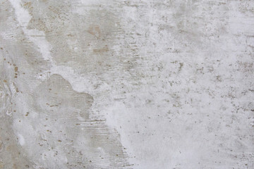 Old grey white cement wall. Grunge background texture