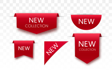 New collection tags. Vector badges  - 270161869