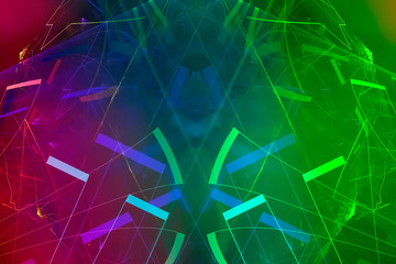 abstract digital fractal fantasy design