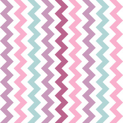 Vertical zigzag pattern, seamless background. Abstract geometric texture. Simple children's print. Vector illustration