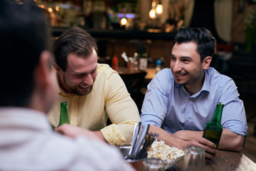 Meeting with the best friends in the pub