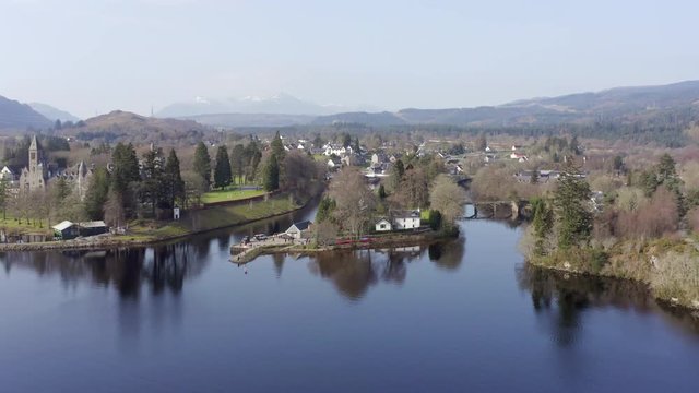 Fort Augustus at the Southern End of Loch Ness in Scotland