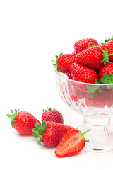 Strawberry isolated on white background. Clipping Path