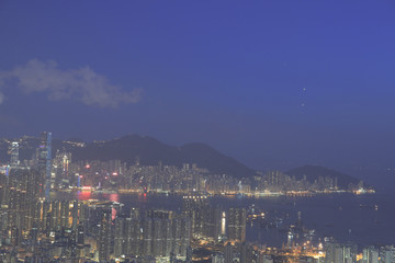 Aerial view of kowloon 31 May 2014