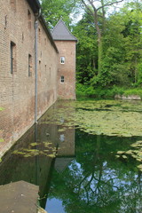 Naklejka premium Old moated castle in Germany