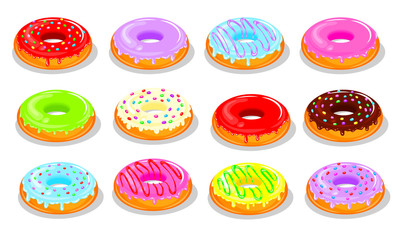 Tasty glazed donuts