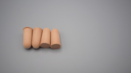 Earplugs for hearing protection, noise blocker.It is mamd from soft foam.