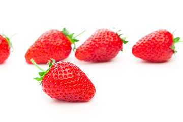 Strawberry isolated on white background. Clipping Path