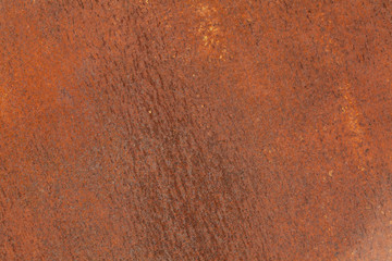Grunge rusted metal texture. Rusty corrosion and oxidized background. Worn metallic iron panel.