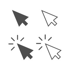 Pointer Arrow Icon Vector