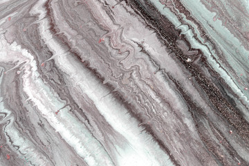 Obraz premium Pale marbling pattern. Simple marble liquid texture.