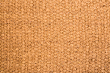 Blank Home Sweet Home Welcome Mat Isolated on a White Background Ready For Your Own Text.