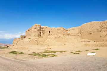 Ruins of Gaochang, Turpan, China. Dating more than 2000 years, Gaochang and Jiaohe are the oldest...