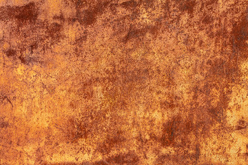 Grunge rusted metal texture. Rusty corrosion and oxidized background. Worn metallic iron panel.
