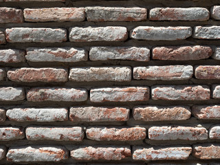 Vintage Red brick wall Background