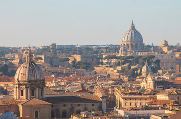 Fototapeta na wymiar über den Dächern Roms