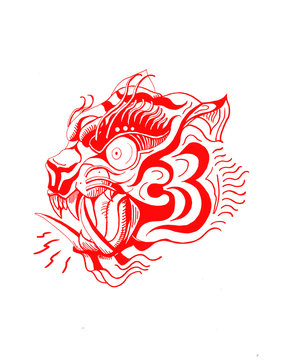Tigre rouge
