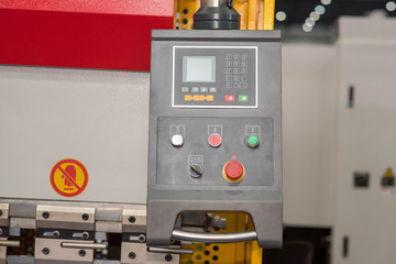 Obraz premium Automatic control panel, large machines