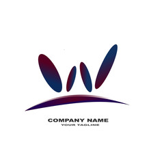 W vector logo