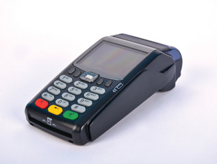 Obraz premium POS Payment GPRS Terminal, isolated on white