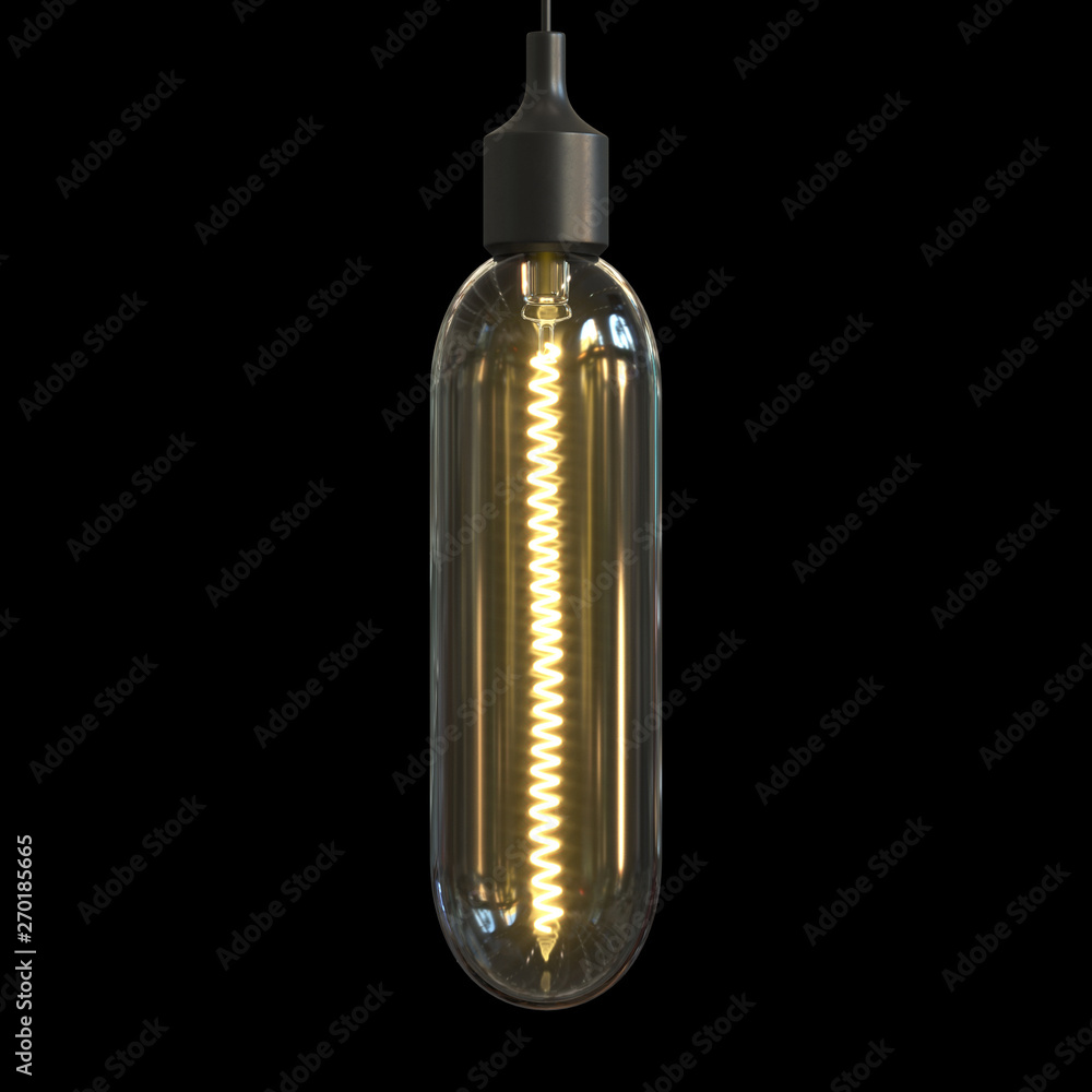 Fototapete light bulb 3d font 3d rendering letter i