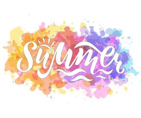 Summer calligraphy