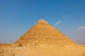 Obraz na płótnie Canvas Pyramids at Giza Cairo Egypt