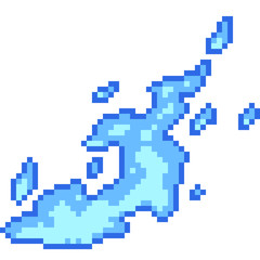 vector pixel art fantasy effect