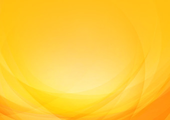 Abstract curved with orange yellow background