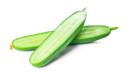 Cucumber isolated on white background