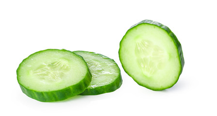 Cucumber isolated on white background