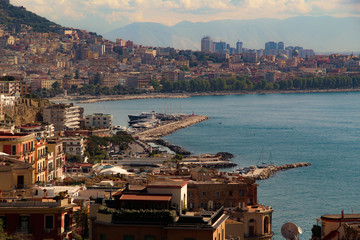 panoramic view of the city of naples
