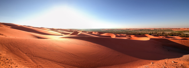 Plakat Panorama 2, Desert Rub' al Khali, Emirates, Abu Dhabi, Liwa, Jan.2018