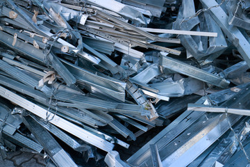 The construction waste.