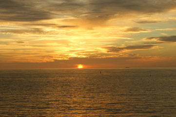 Naklejka premium Sonnenuntergang